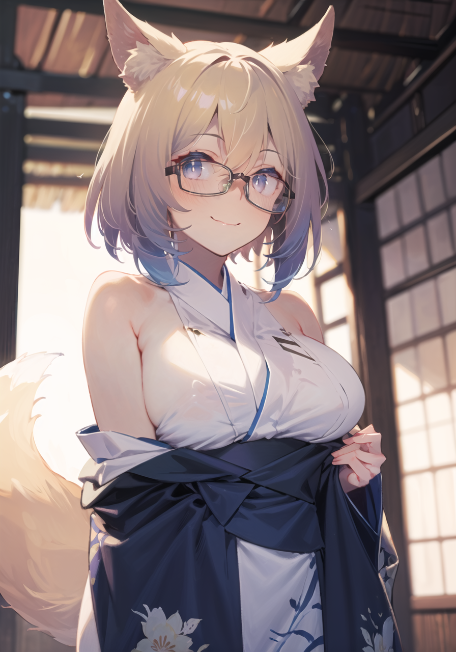 10172-1505470774-(colorful_1.1),(masterpiece_1.2),best quality, masterpiece,_cowboy shot, 1girl, solo, blonde hair, short hair, fox girl, fox tai.png